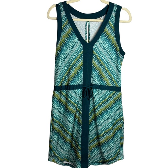 Marmot Women's Remy Geometric Print Lightweight Casual Knit Dress Size Medium - Picture 2 of 8